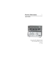 Extron electronics VersaTools MSW 4V SDI User Manual предпросмотр