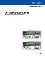 Extron electronics VN-Matrix 250 Series User Manual preview