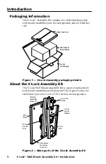 Preview for 2 page of Extron electronics Wall Mount Assembly Kit V-LockTM User Manual