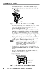 Preview for 4 page of Extron electronics Wall Mount Assembly Kit V-LockTM User Manual