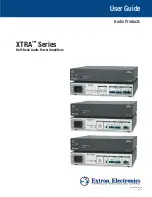 Extron electronics XPA 2001-100V User Manual предпросмотр