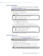 Preview for 40 page of Extron electronics XTP II CrossPoint 1600 User Manual