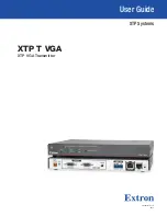 Предварительный просмотр 1 страницы Extron electronics XTP T VGA User Manual