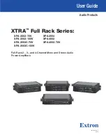 Extron electronics XTRA FULL RACK XPA 2002-70V User Manual предпросмотр