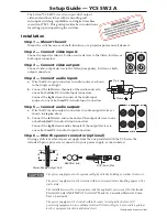 Предварительный просмотр 1 страницы Extron electronics YCS SW2 A Setup Manual