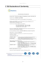 Предварительный просмотр 9 страницы extronics iCAM502 Safety Instructions