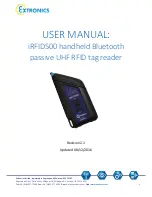 extronics iRFID500 User Manual preview