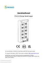 Предварительный просмотр 1 страницы extronics iTAG Operating Manual