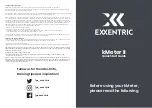 Exxentric kMeter II Quick Start Manual предпросмотр