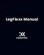 Предварительный просмотр 1 страницы Exxentric LegFlexx Manual