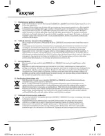 Preview for 9 page of Exxter 105597 Operating Instruction