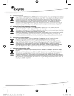 Preview for 11 page of Exxter 105597 Operating Instruction