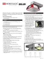 Preview for 1 page of Eye Hortilux CMH 315 Installation Instructions