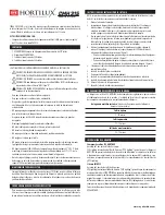 Preview for 4 page of Eye Hortilux CMH 315 Installation Instructions