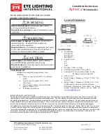 Eye Lighting Aphos Installation Instructions preview