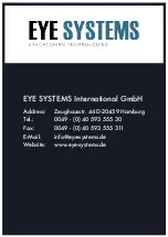 Предварительный просмотр 21 страницы EYE SYSTEMS HoloCircle 65 Instruction Manual