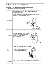 Предварительный просмотр 6 страницы EYELA A-1116A Instruction Manual