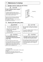 Предварительный просмотр 31 страницы EYELA A-1116A Instruction Manual