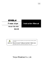 Предварительный просмотр 1 страницы EYELA FDS-1000 Instruction Manual