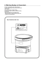 Предварительный просмотр 3 страницы EYELA SB-1300 Instruction Manual