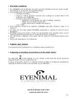 Предварительный просмотр 23 страницы EYENIMAL Dog Videocam User Manual