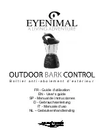 Предварительный просмотр 1 страницы EYENIMAL Outdoor Bark Control User Manual