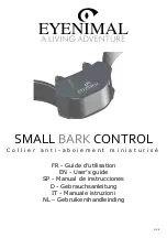 EYENIMAL SMALL BARK CONTROL User Manual preview