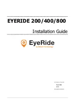 EyeRide EYERIDE 200 Installation Manual предпросмотр