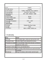 Предварительный просмотр 10 страницы Eyeris ERB-LW1965N Installation And Operating Instruction Manual