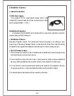 Preview for 4 page of Eyeris ERV-L460N Operating Instructions Manual