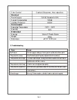 Preview for 9 page of Eyeris ERV-L460N Operating Instructions Manual