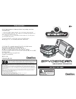 Preview for 1 page of Eyespy SpyderCam Instruction Manual