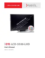 Eyevis EYE-LCD-5500-LHD User Manual preview