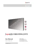 Eyevis EYE-LCD-5500-XSN-LD-F User Manual предпросмотр