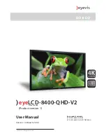 Предварительный просмотр 1 страницы Eyevis EYE-LCD-8400-QHD-V2-TIRP50AG User Manual