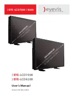 Предварительный просмотр 1 страницы Eyevis EYE-LCD7000 User Manual