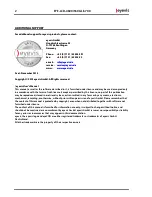 Preview for 2 page of Eyevis eyeLCD-4600-LE-700 User Manual