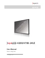 Предварительный просмотр 1 страницы Eyevis LCD-4200 User Manual