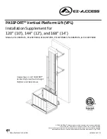 Предварительный просмотр 1 страницы EZ-ACCESS PASSPORT PL120SP3651 Installation Supplement Manual