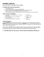 Preview for 2 page of EZ-ACCESS Pathway Stair System Assembly Manual