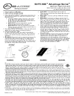 EZ-ACCESS SUITCASE Advantage Series Instructions For Use предпросмотр