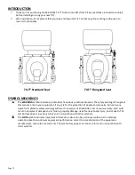 Предварительный просмотр 2 страницы EZ-ACCESS TiLT Toilet Incline Lift Installation And User Manual