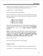 Preview for 22 page of EZ ADVANTAGE EZ ANSWER User Manual