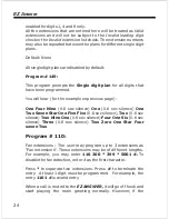 Preview for 25 page of EZ ADVANTAGE EZ ANSWER User Manual