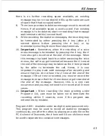 Preview for 44 page of EZ ADVANTAGE EZ ANSWER User Manual