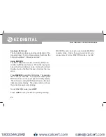 Preview for 25 page of EZ Digital DM-442B Operating Manual