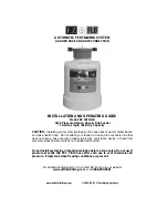 EZ FLO EZ 1010-HB Installation And Operating Manual preview