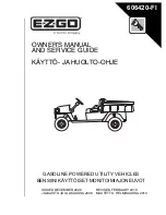 EZ-GO 606420-FI Owner'S Manual And Service Manual preview