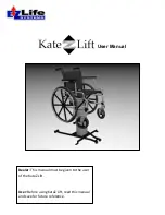 EZ Life Systems KateZ Lift User Manual preview