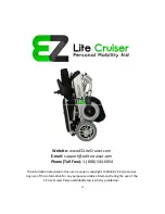 Предварительный просмотр 32 страницы EZ Lite Cruiser STANDARD MODEL Manual